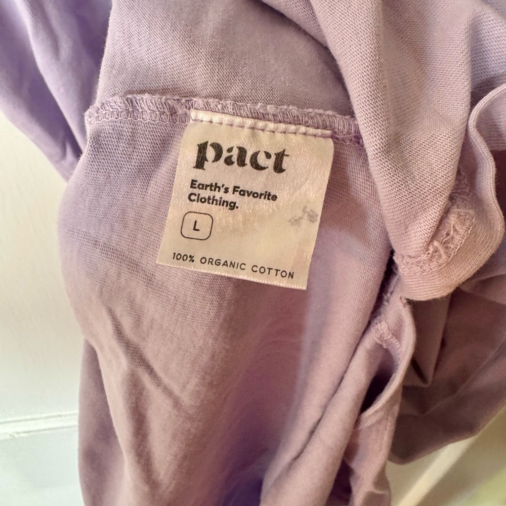 Pact Organic Clothing Cotton Dress Bundle - Olive and Lavender - Picture 4 of 8